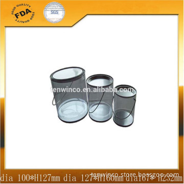 PVC Tin Bucket with Metal Handle differents the buckets lit